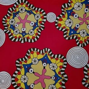 Y2k IKEA Home Decor Fabric Cilla Ramnek 2006 trippy vintage pink abstract 2000s